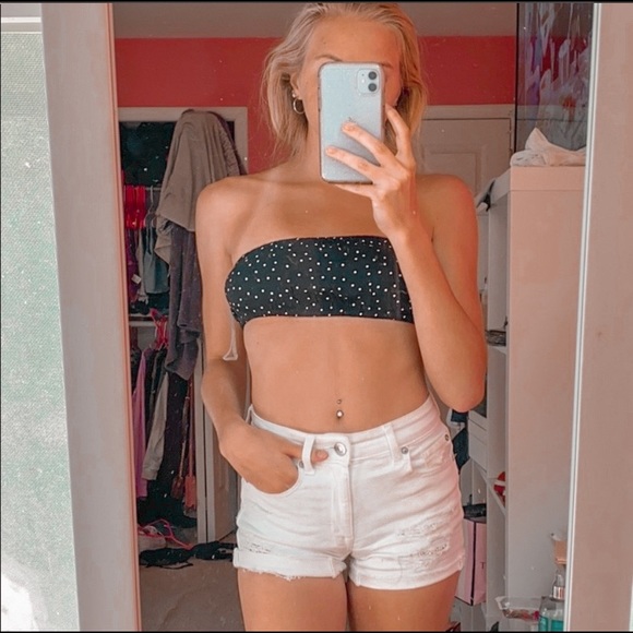 American Eagle Outfitters Tops - polka dot tube top